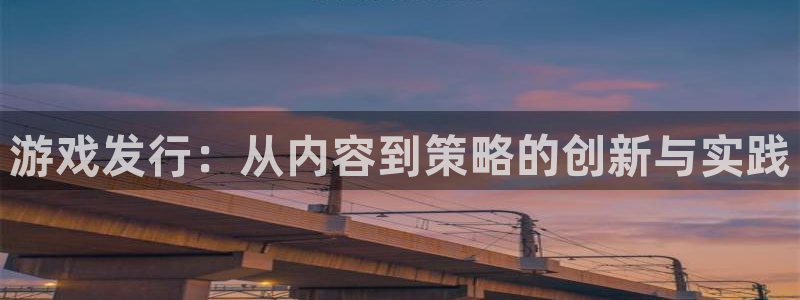 tp钱包ios下载安装：游戏发行：从内容到策略的创新与实践